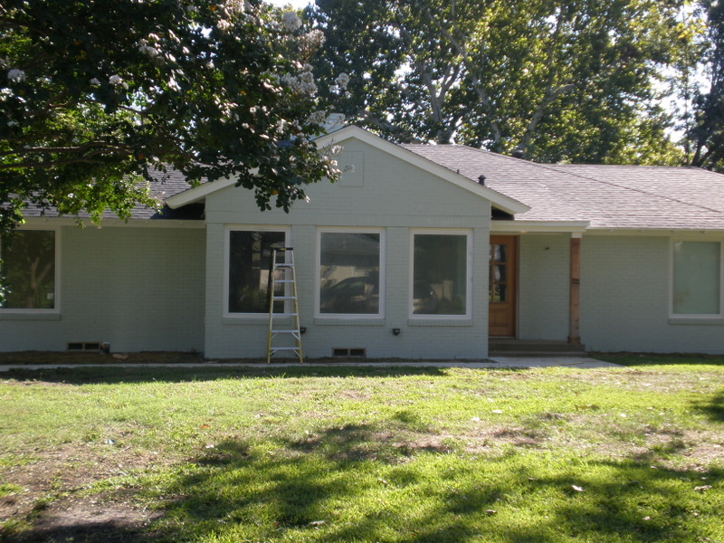 Our "exterior painting" project is complete. Sherwin Williams exterior super paint was used