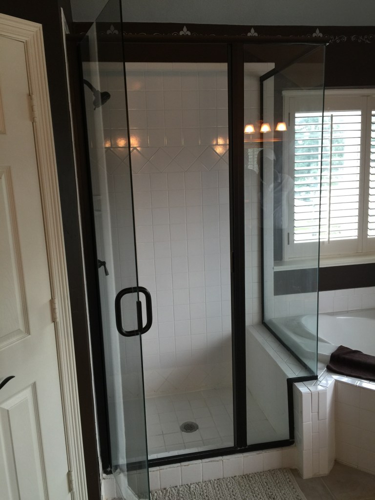 Finished product, bathroom remodeling



