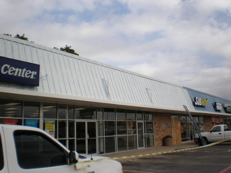 Still installing primer on our retail storefront.