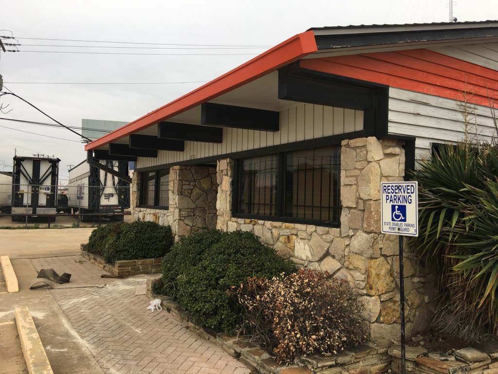 We have completed painting one side of the building.