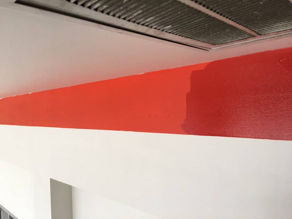 Continuing our red stripe