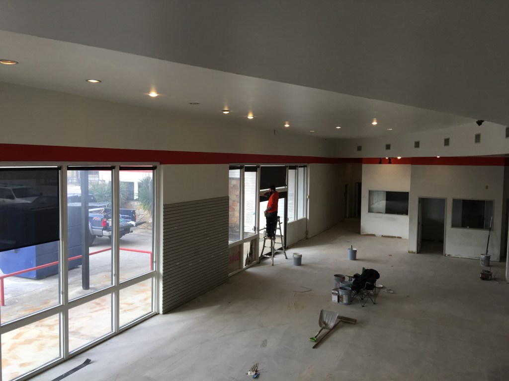 Our completed interior commercial painting project.