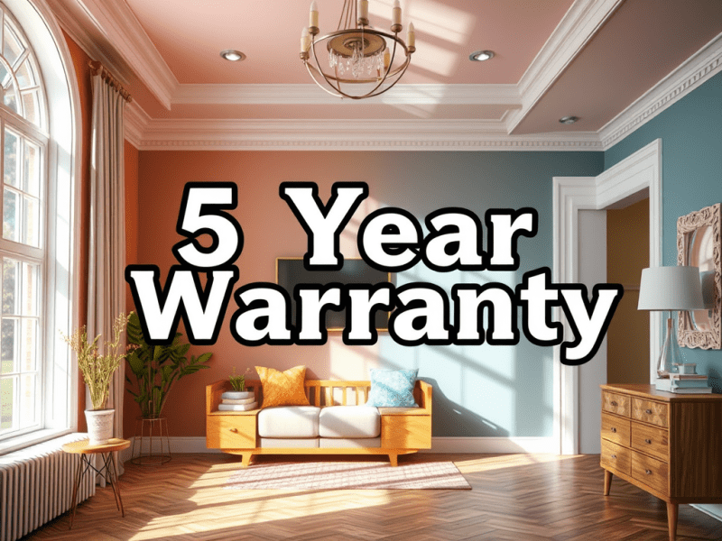 Professional Painting Services Backed by Our Ironclad 5-Year&nbsp;Warranty