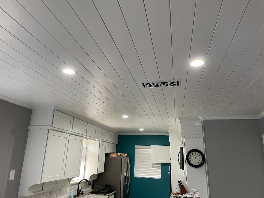 The walls were painted with Benjamin Moore.