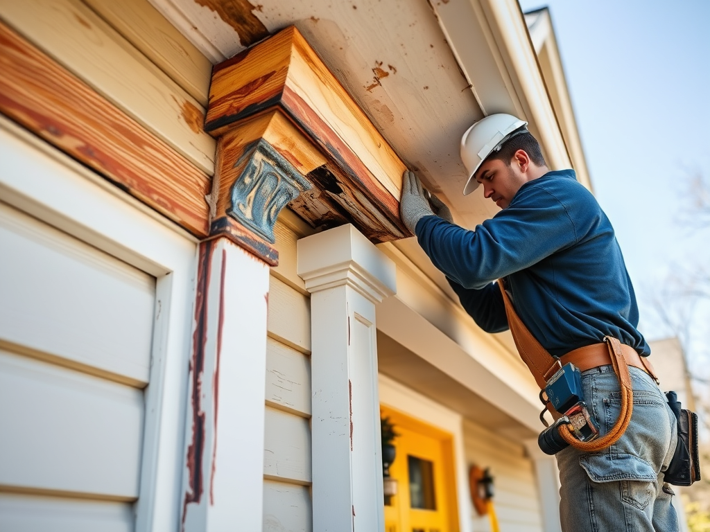 Fort Worth Exterior Rotted Wood Repair and&nbsp;Painting